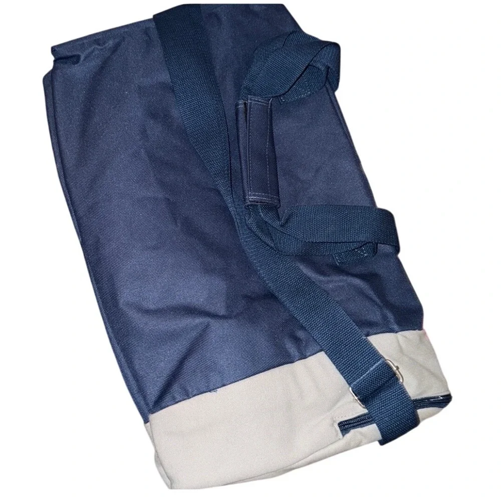 Tommy‎ Bahama Blue/Beige Duffle Bag Travel Gym Carry On